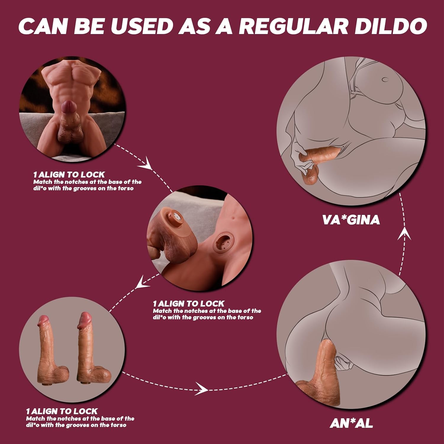 Allen: 11,8 kg App-Gestuurde Mannelijke Sekspop met Verwisselbare Vibrerende & Stotende Dildo
