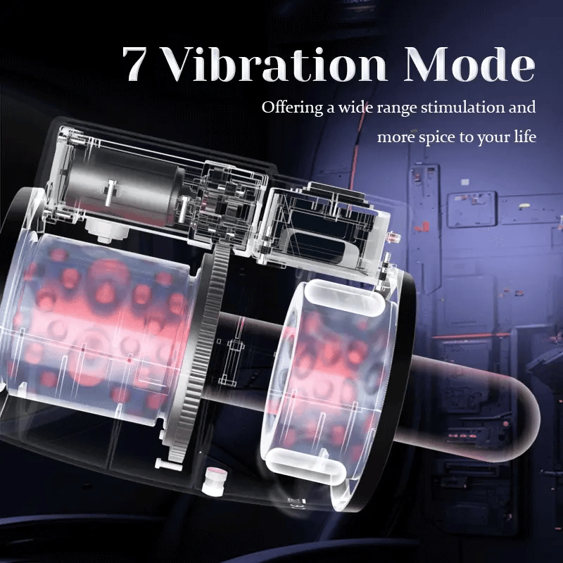 XR7 Dual-end Male Masturbator Thrusting Rotating Vibrating Waterproof