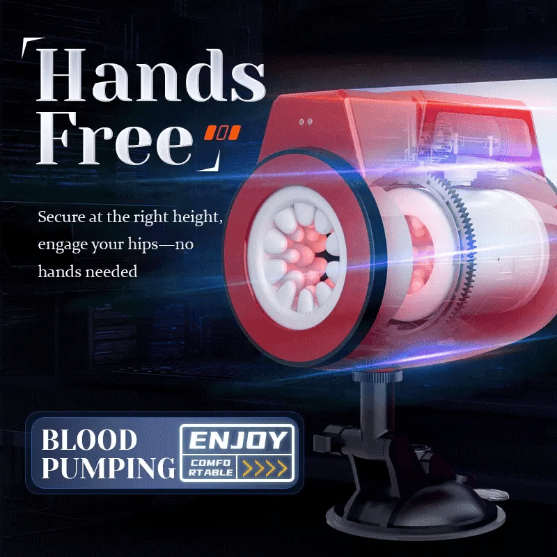 XR7 Dual-end Male Masturbator Thrusting Rotating Vibrating Waterproof