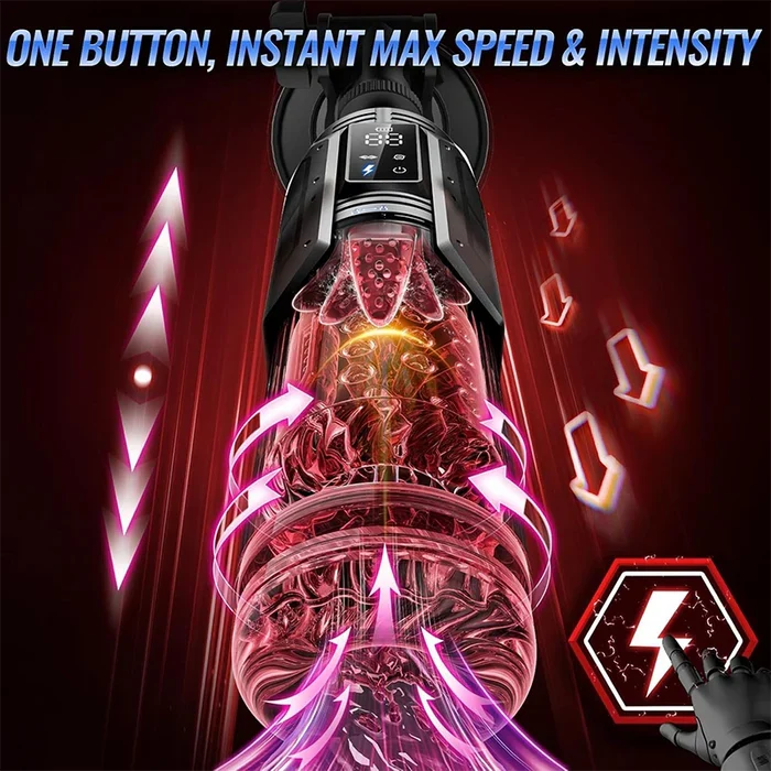 XT20 Pro Waterproof Blwojob Machine Thrusting Rotating Sucting App Control