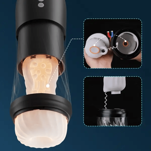 XT3 Ultra High Speed Male Masturbator Twisting Thrusting Vibrating