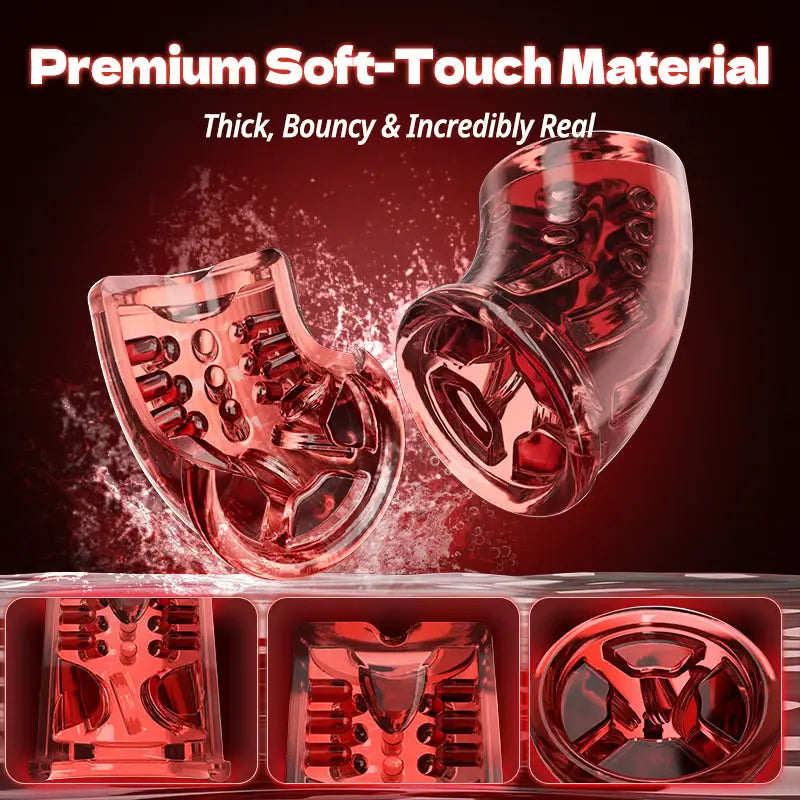 XS5 Male Stroker Thrusting Rotating Sucking with Detachable Handle