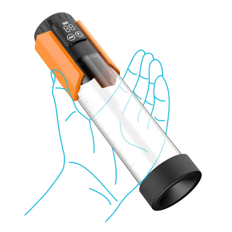 XP1 Water Penis Pump 5 Level Suction Hot & Cool Water Penis Trainer