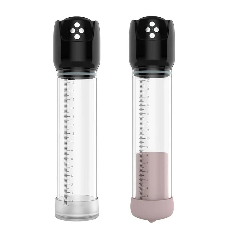 XP7 2 In 1 Vacuum Penis Pump 6 Suction Moaning 3D Realistic Sleeve