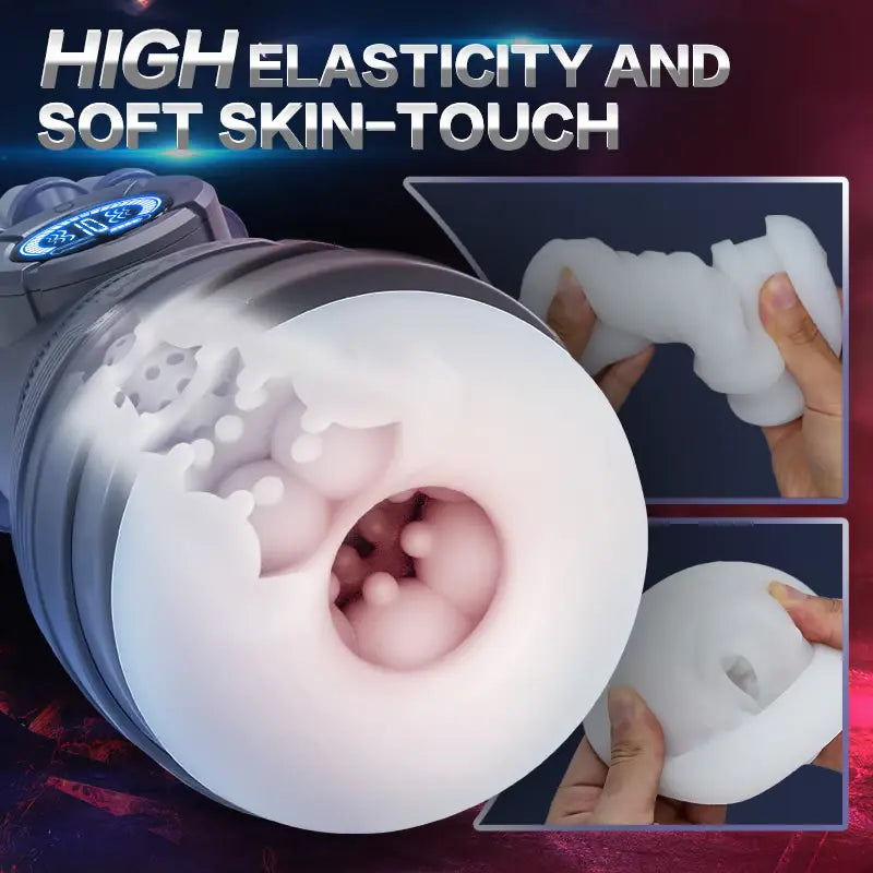 XS2 Male Masturbator 10 Suction Vibration Sexy Moans Compact Size