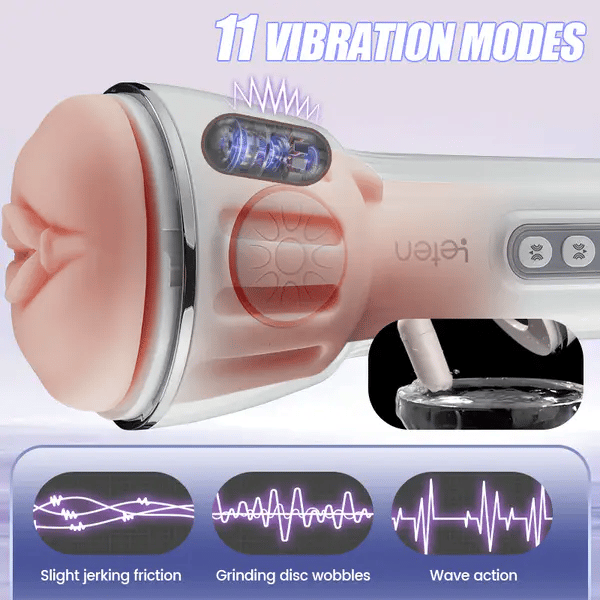 XS4 High-end Male Masturbator 3D Realistic Electric Pocket Pussy