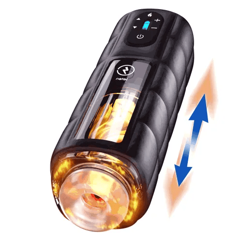XT8 Pro Luxury Vibrating Stroker 10 Thrusting 6 Gears Speed 360° Heating