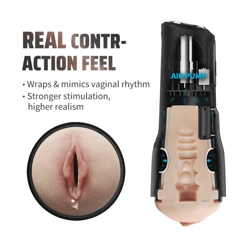 XS7 Auto Stroker with Gen 2 Contraction Tech Clamping Sucking Vibrating