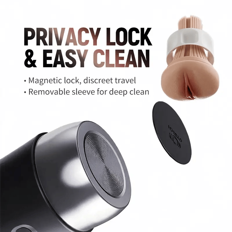XV2: Luxury Auto Stroker with Gen 2 Suction Tech & Privacy Key Lock