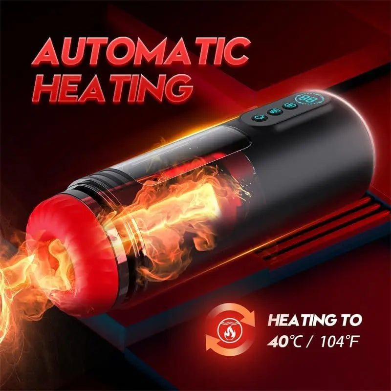 XS6 Pro Heated Automatic Masturbator 9 Thrusting Sucking & Vibrating