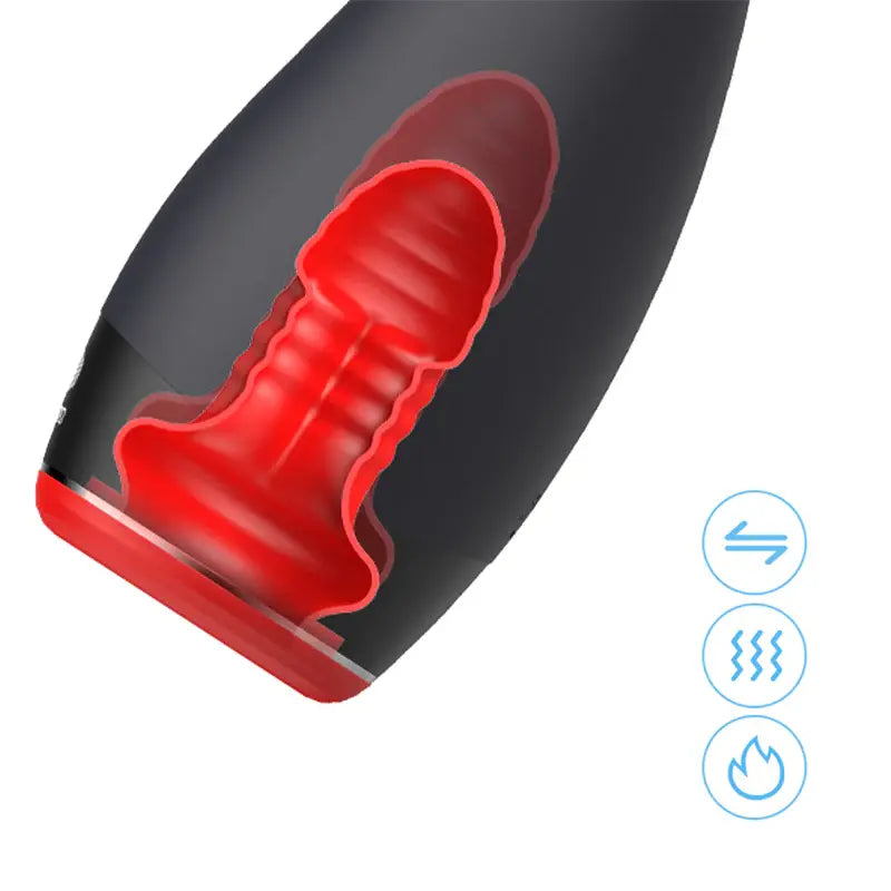 XV9 Instant Heat Blowjob Machine Thrusting Vibrating Waterproof & Joystick Control