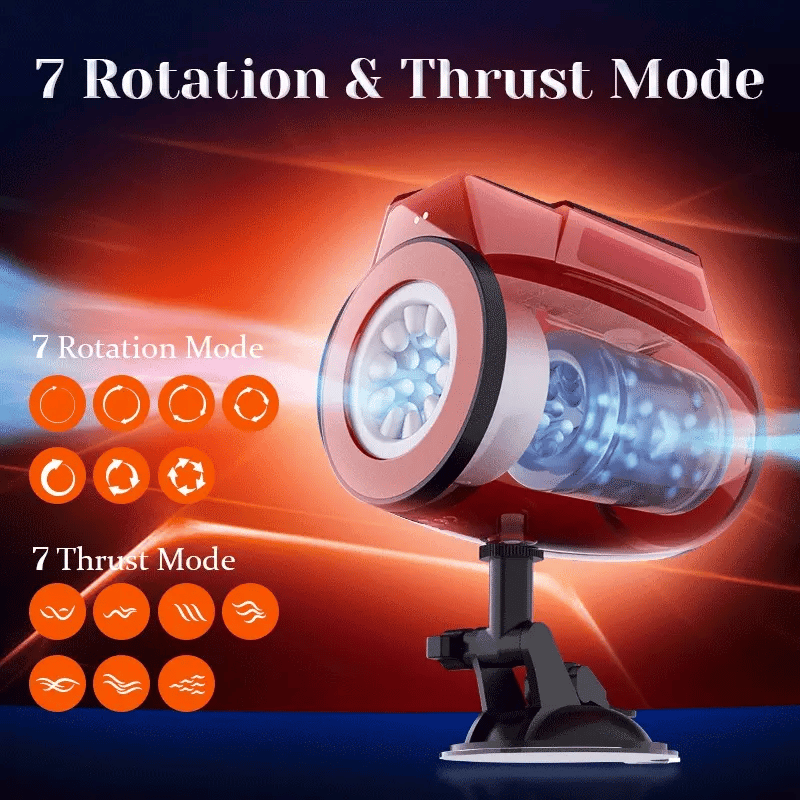 XR7 Dual-end Male Masturbator Thrusting Rotating Vibrating Waterproof