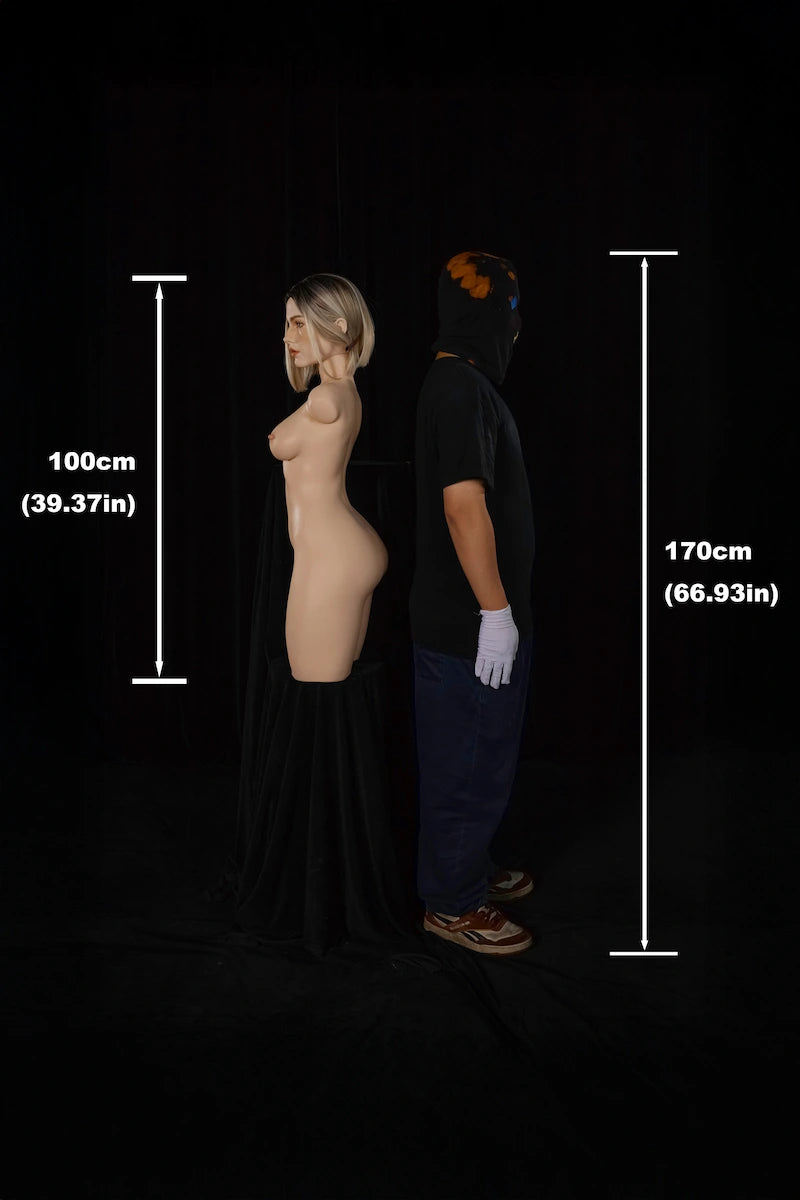 Eydis: 18,5kg Realistische Silikon-Sexpuppen Torso met Hoofd