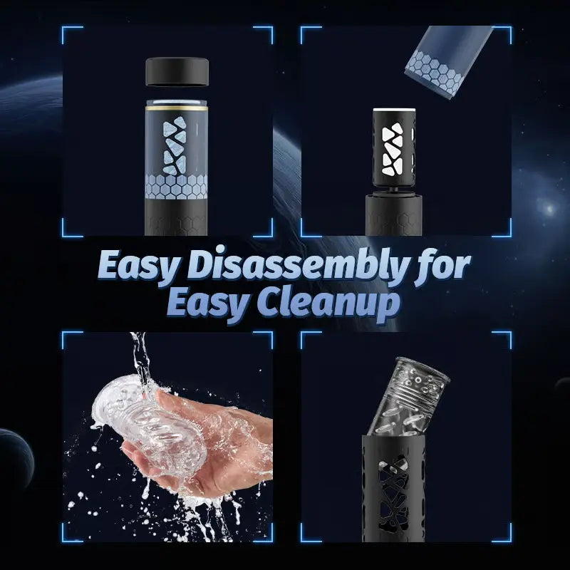 XR11 Hands Free Masturbator 10 Thrusting Rotating Modes & Speeds