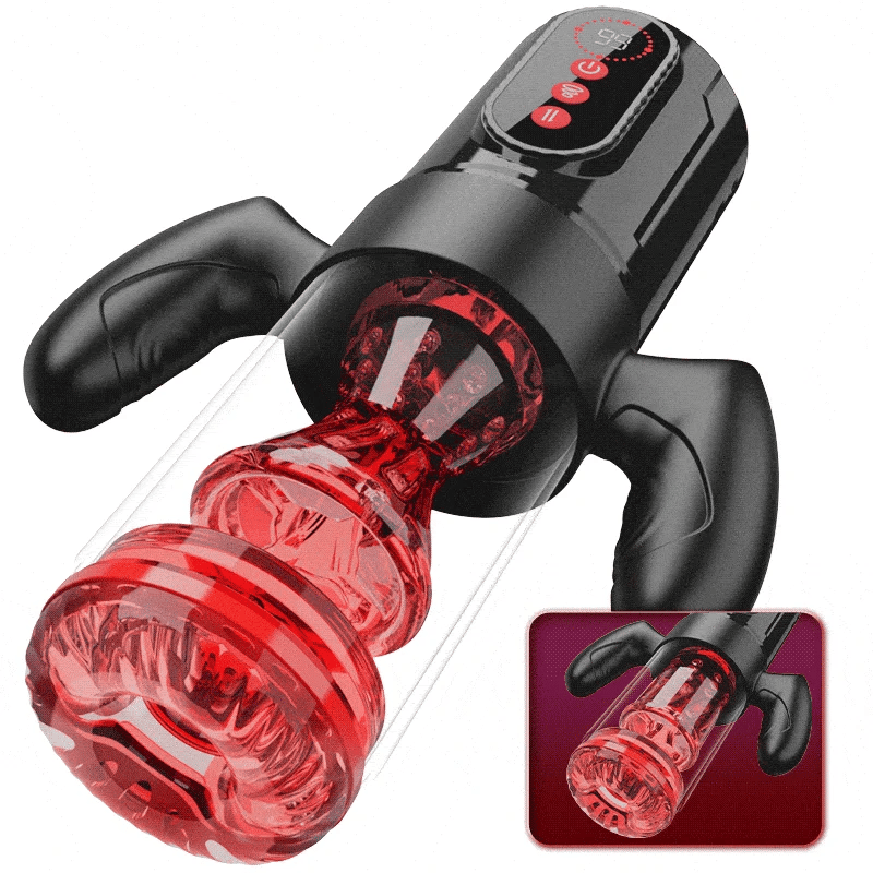 XS5 Male Stroker Thrusting Rotating Sucking with Detachable Handle