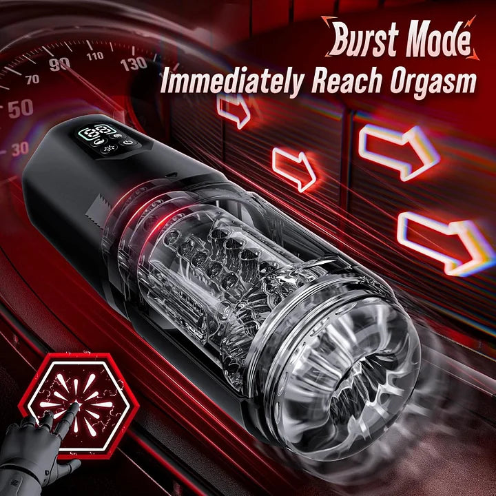 XR19 Hands Free Masturbator Thrusting Rotating Vibrating App Interaction