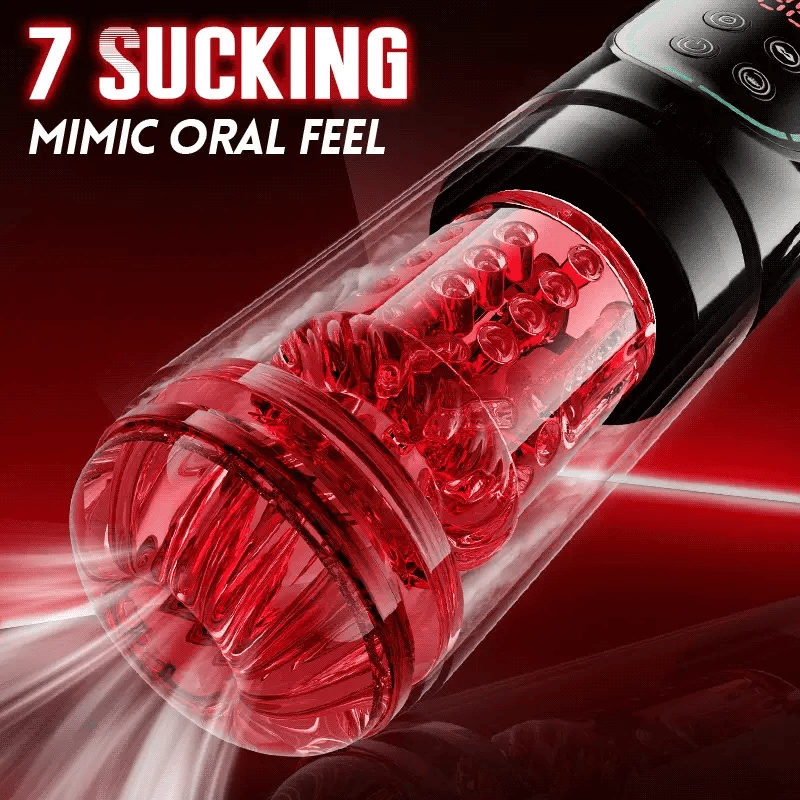 XR4 Pro App & Waterproof Masturbator Sucking Rotating Thrusting Vibrating