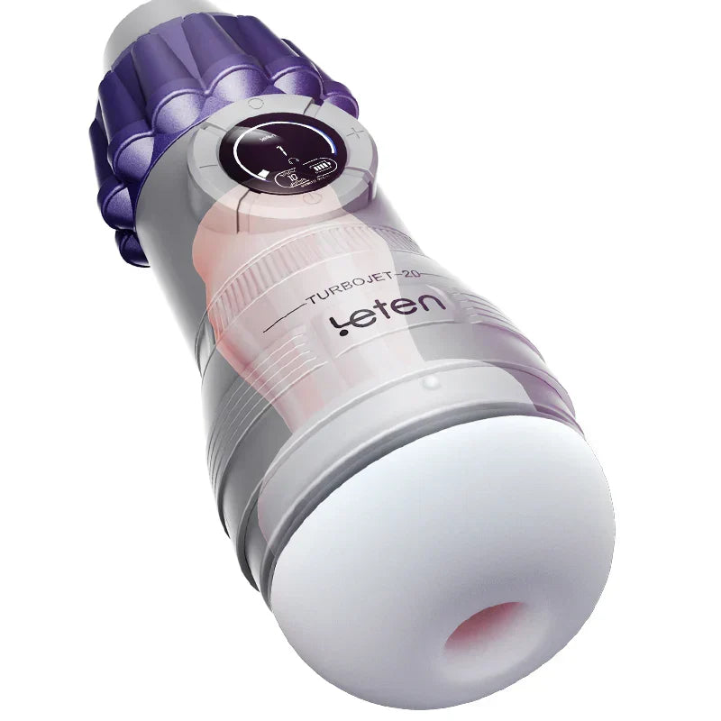 XS2 Male Masturbator 10 Suction Vibration Sexy Moans Compact Size