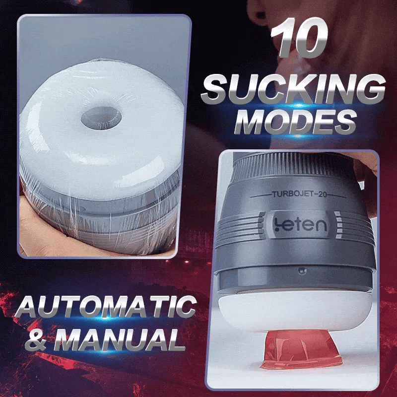 XS2 Male Masturbator 10 Suction Vibration Sexy Moans Compact Size