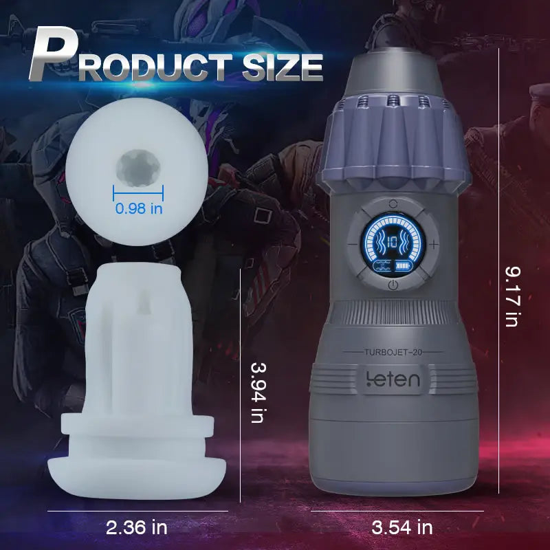 XS2 Male Masturbator 10 Suction Vibration Sexy Moans Compact Size