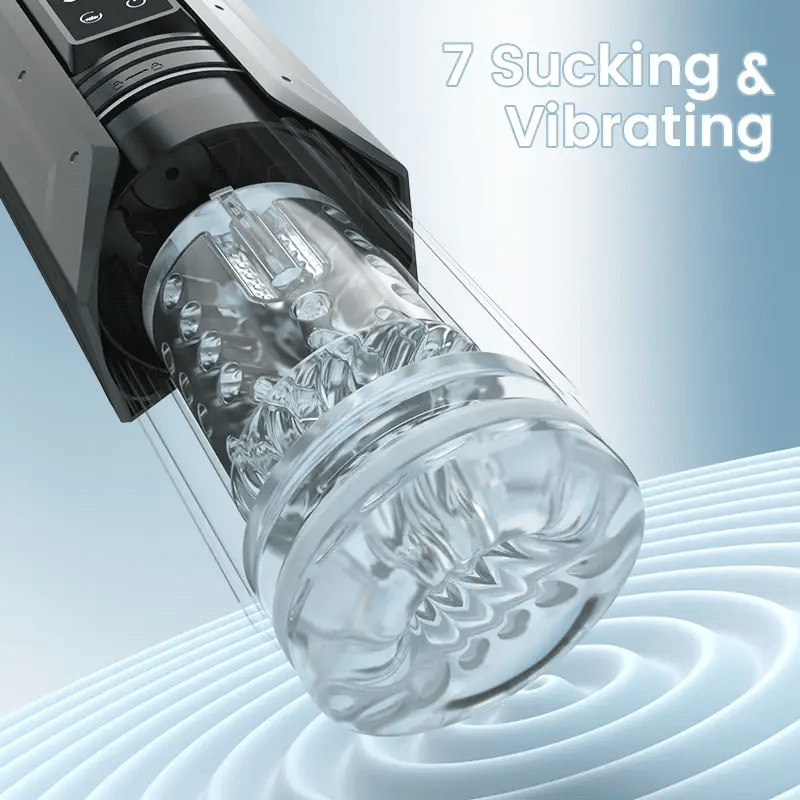 XT20 Male Stroker 7 Sucking Vibrating Thrusting Rotating 100% Waterproof
