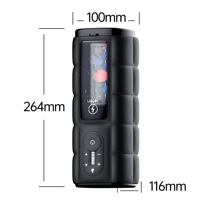 XT8 Pro Luxury Vibrating Stroker 10 Thrusting 6 Gears Speed 360° Heating