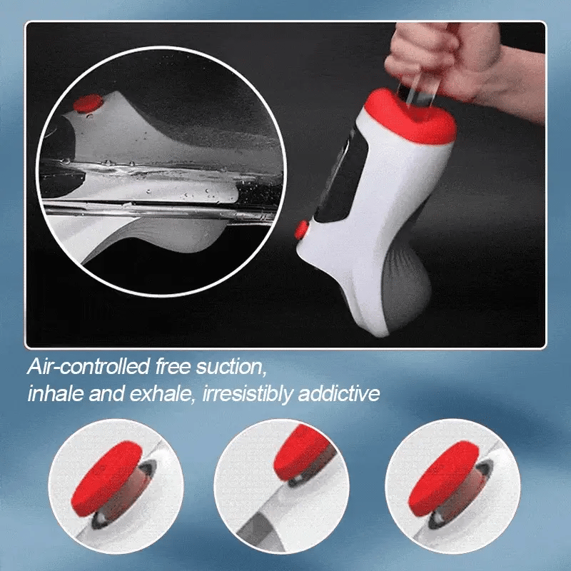 XV1 Vibrating Stroker with 10 Vibration Air Control Vacuum & Voice Function