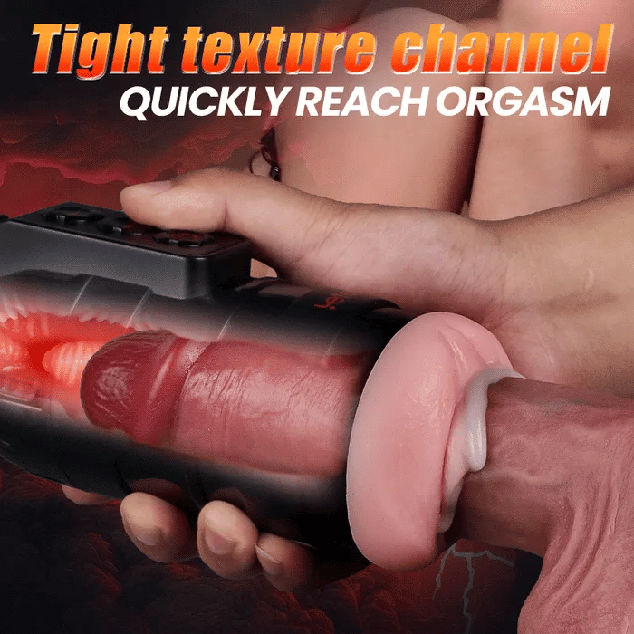 XV3 Portable Realistic Masturbator 10 Vibration App-Controlled Voice Interaction