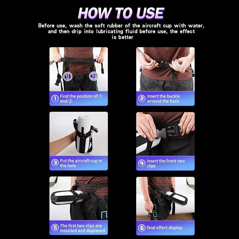 X A6 Wearable Strap for Masturbation Cup