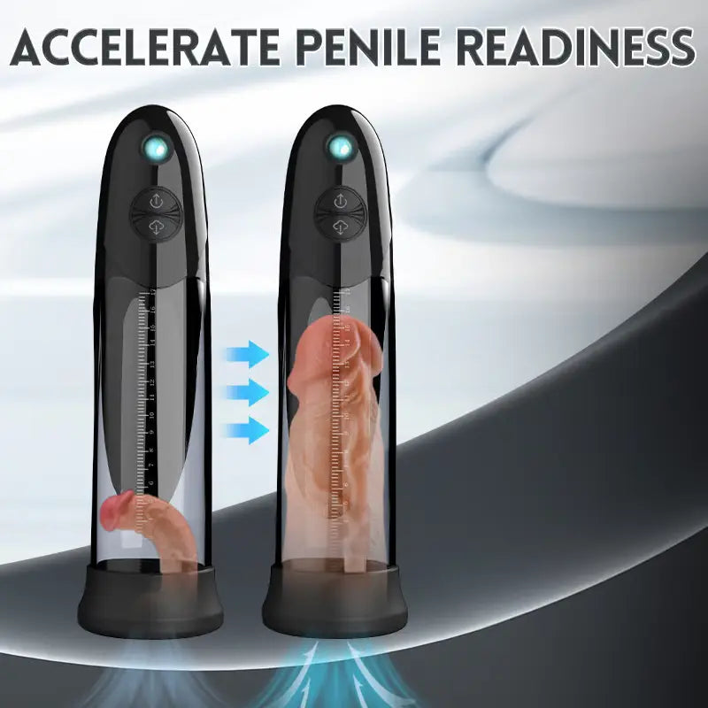 Bathfun Hydro Penis Pump 3 Modes Waterproof Vacuum Trainer