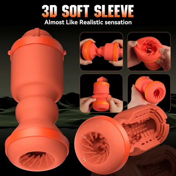XT12: Male Stroker Thrusting Sucking Vibrating Heating & App Control