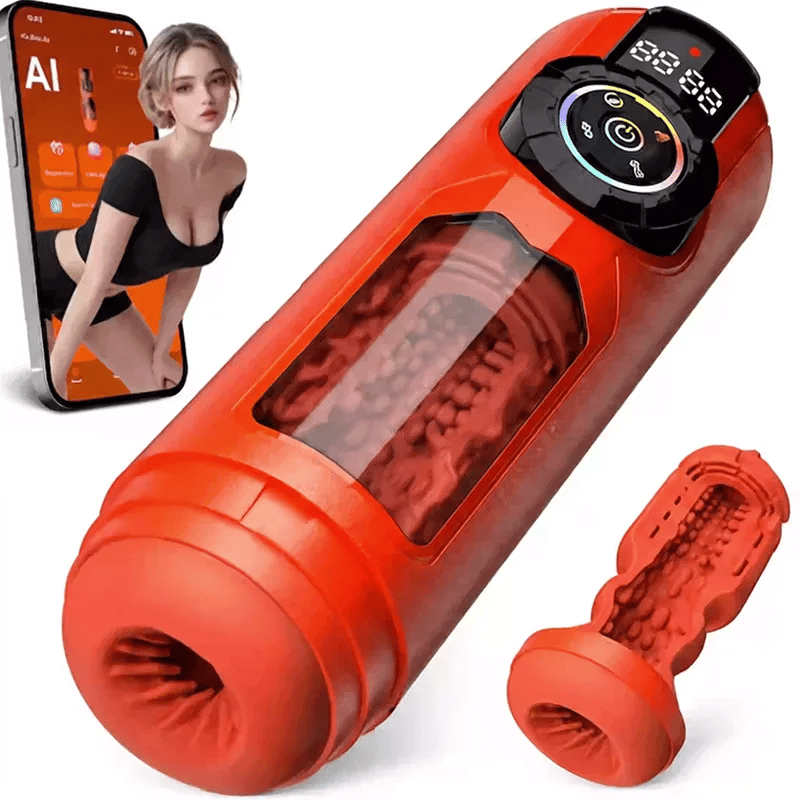XT12: Male Stroker Thrusting Sucking Vibrating Heating & App Control