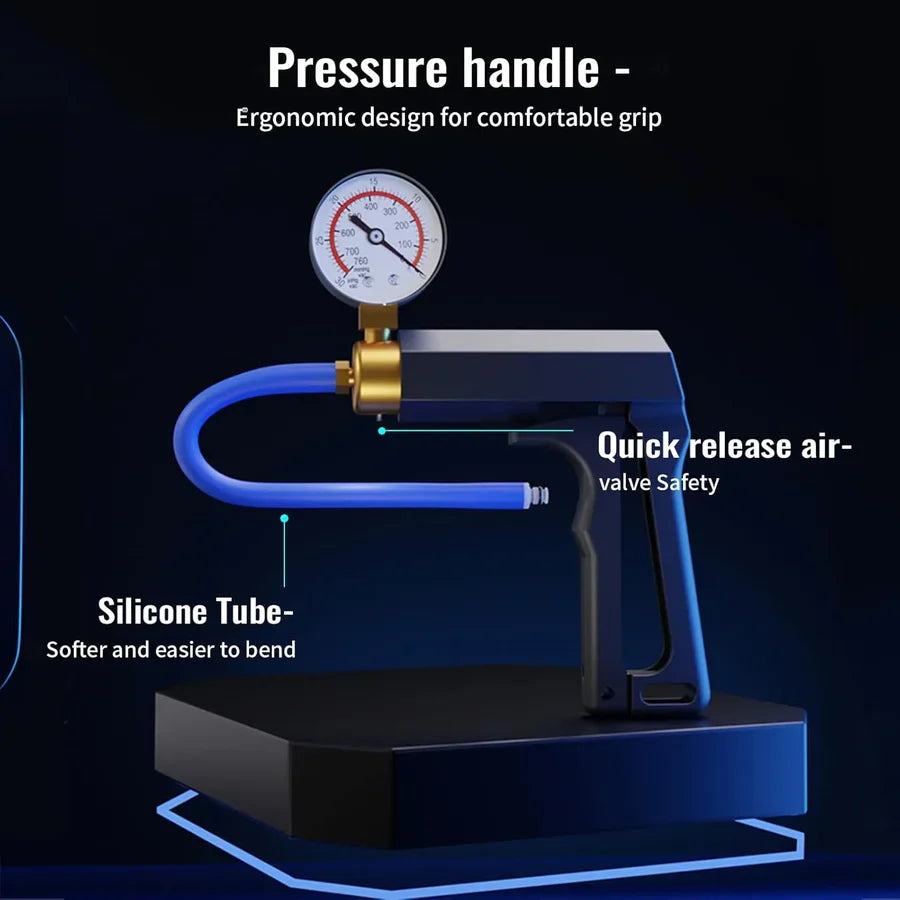 ProMax Manual Penis Pump with Squeeze-Lever Bar & Gauge