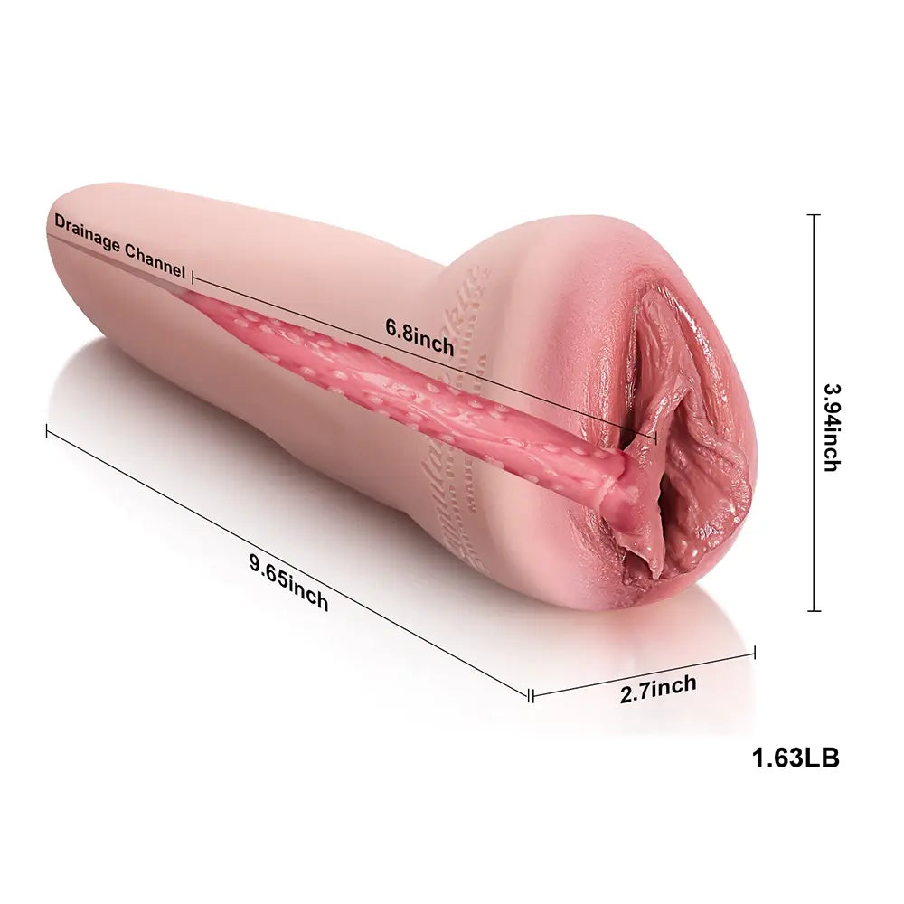 Grace: 740g ultra-realistische siliconen pocket pussy
