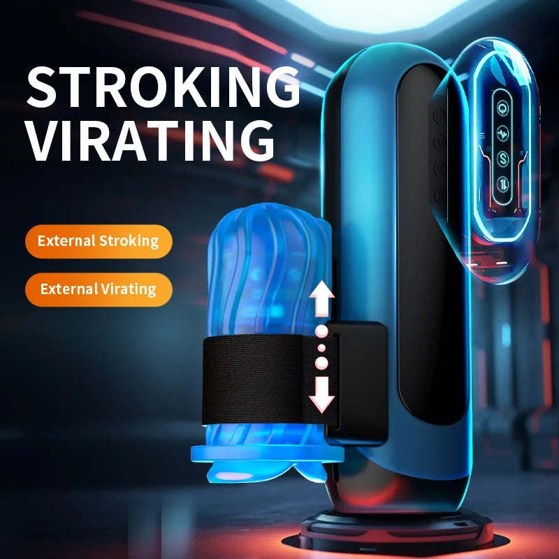 XT25 External Auto Stroker Thrusting Vibrating Multi Adaptable Low Noise